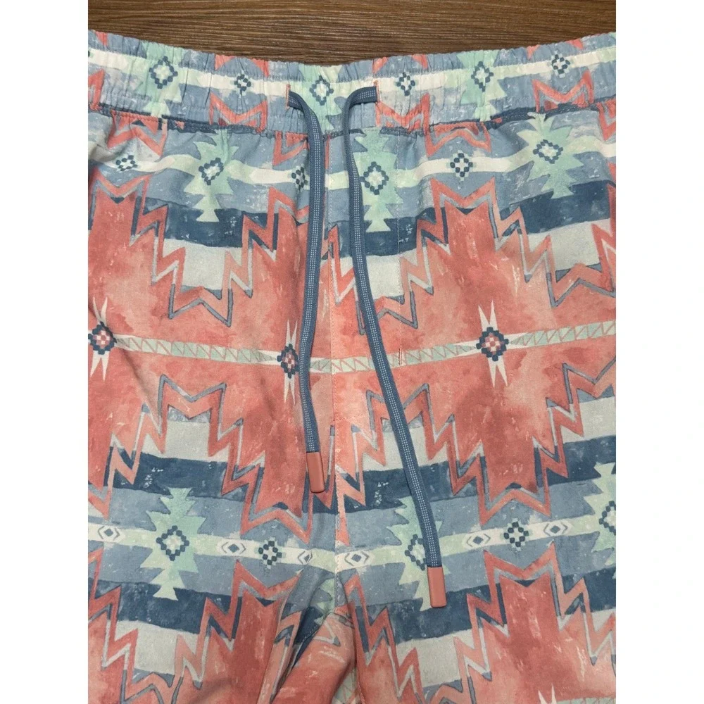 Faherty Shorelite Trunk Mens Water Color Star Nation Swim Shorts Lined Sz 2XL